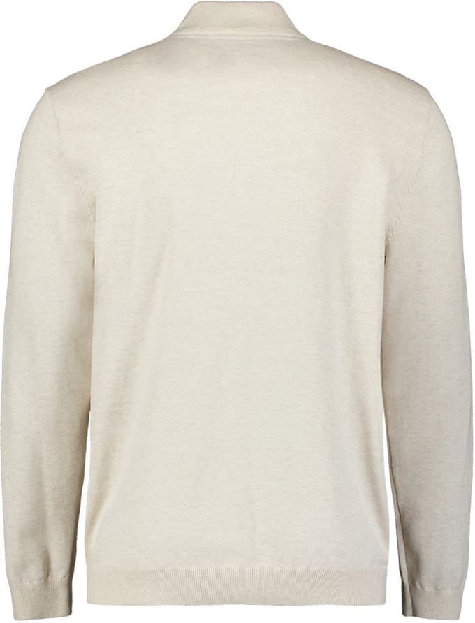 No Excess Pullover stand up collar half zip m kit melange