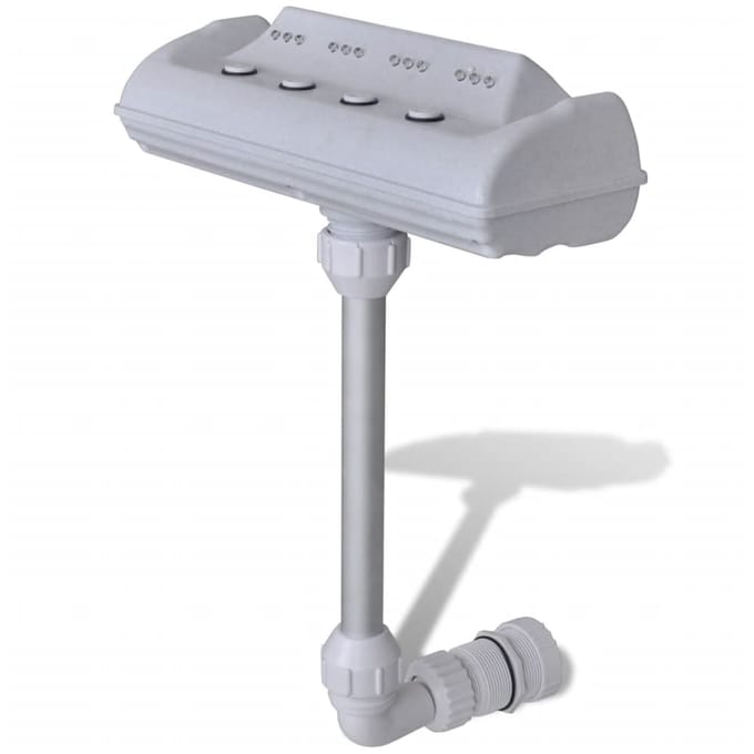 vidaXL - Zwembad - waterval - fontein - met - LED