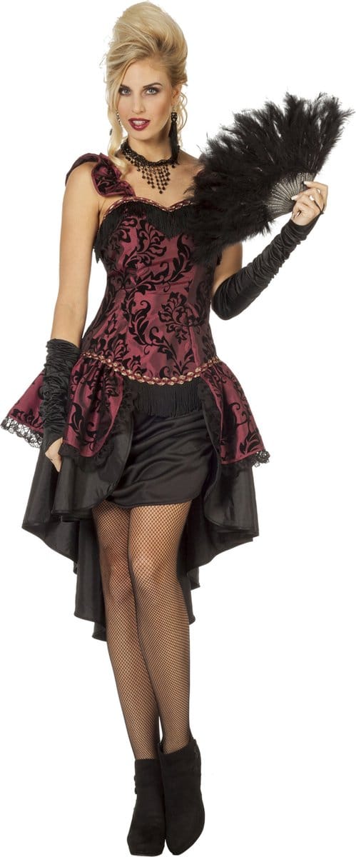Burlesque jurk luxe - Maat 44