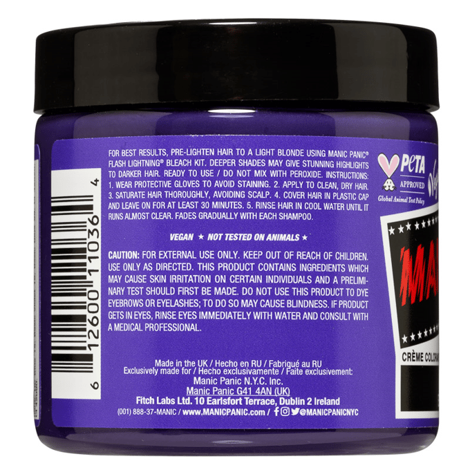 Manic Panic High Voltage Classic Electric Amethyst Haarkleuring Unisex 118 ml