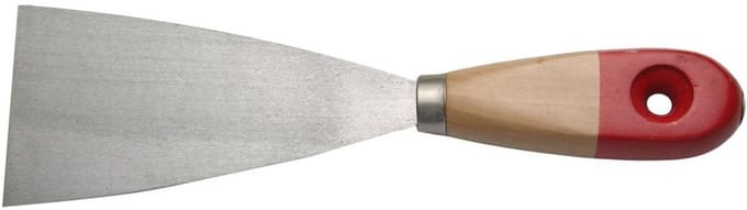 SW-Stahl 91005L schilderspatel 80 mm met houten handvat