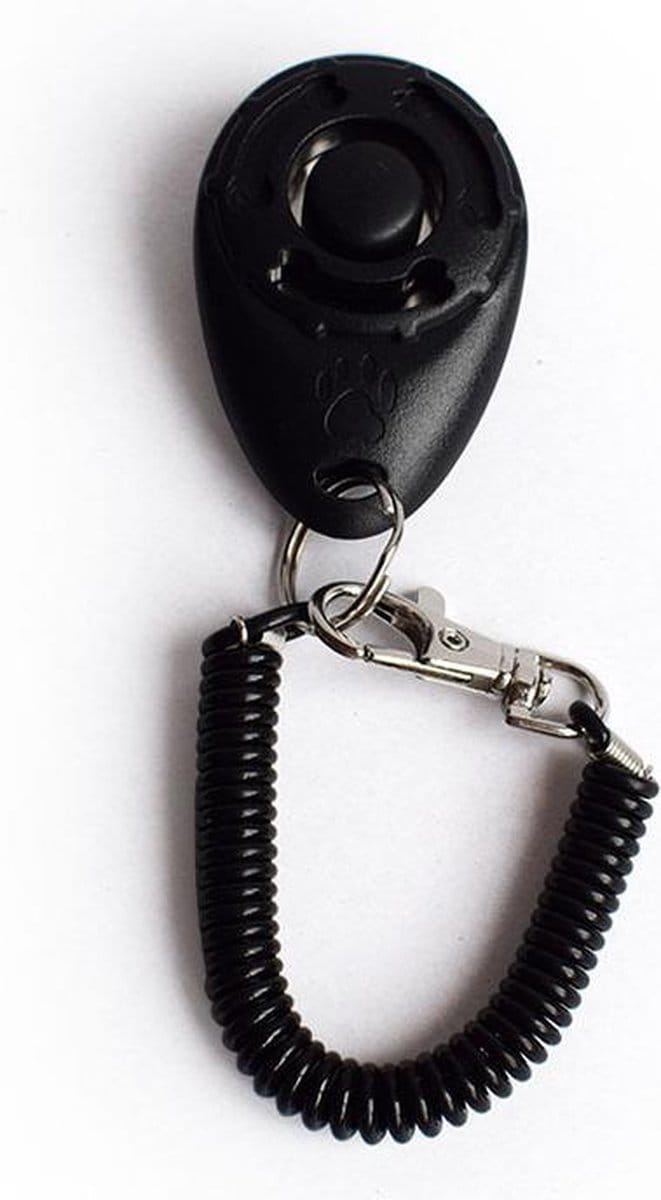 Clicker – Hond – Training – Honden training – Met bevestiging - Zwart