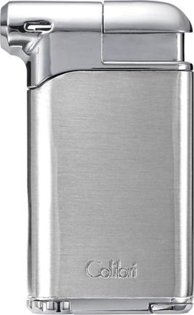 Pijpaansteker Colibri Pacific II chroom