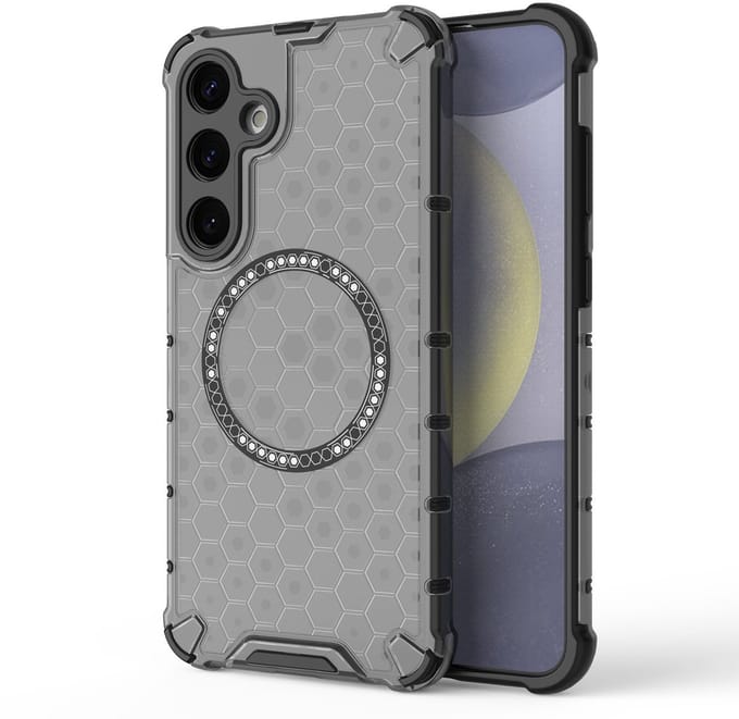 Solidenz HexArmor MagShield geschikt voor Samsung Galaxy S24 Plus hoesje - Geschikt voor MagSafe - Zwart