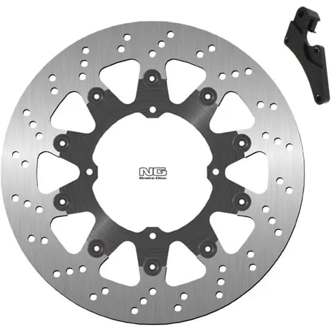 Vlotterende motorremschijfset en steuntje NG Brake Disc 726K15