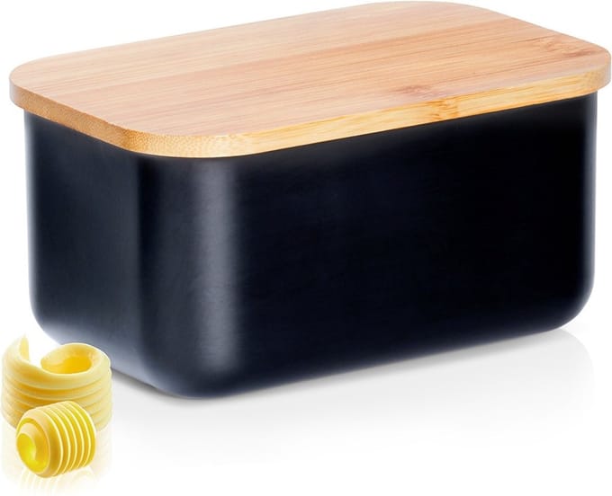 Botervloot Edelstaal Zwart - Botervlootje - Boterschaal