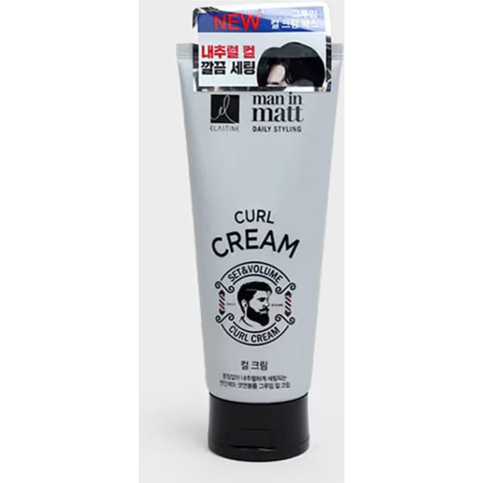 Elastine Man Set Mat & Crème Volume Curl 150 ml white