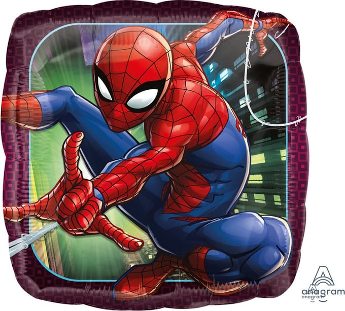 AMSCAN - Kleine aluminium Spiderman ballon - Decoratie > Ballonnen