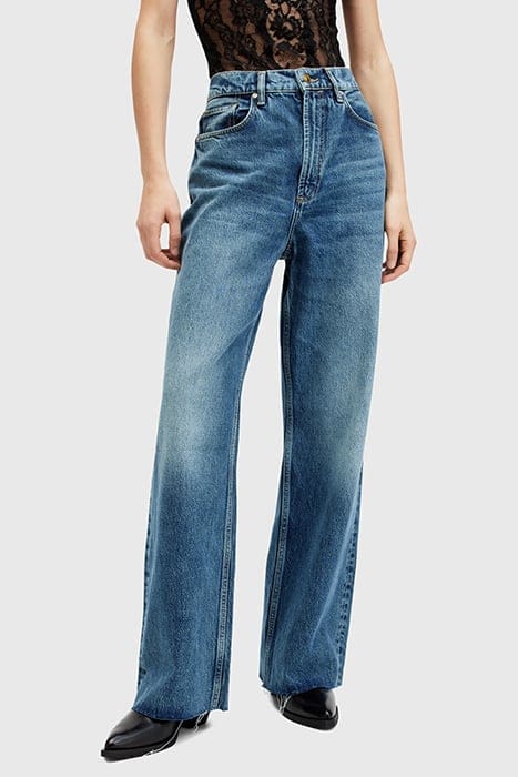 AllSaints Blake Jean Dark Indigo Taglia: W31 | Pantaloni larghi Outlet | Donna | Blu