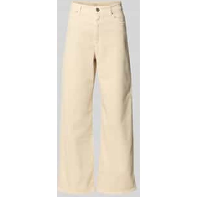 Regular fit wide leg jeans uit Katoenmix Model 'MEDINA'