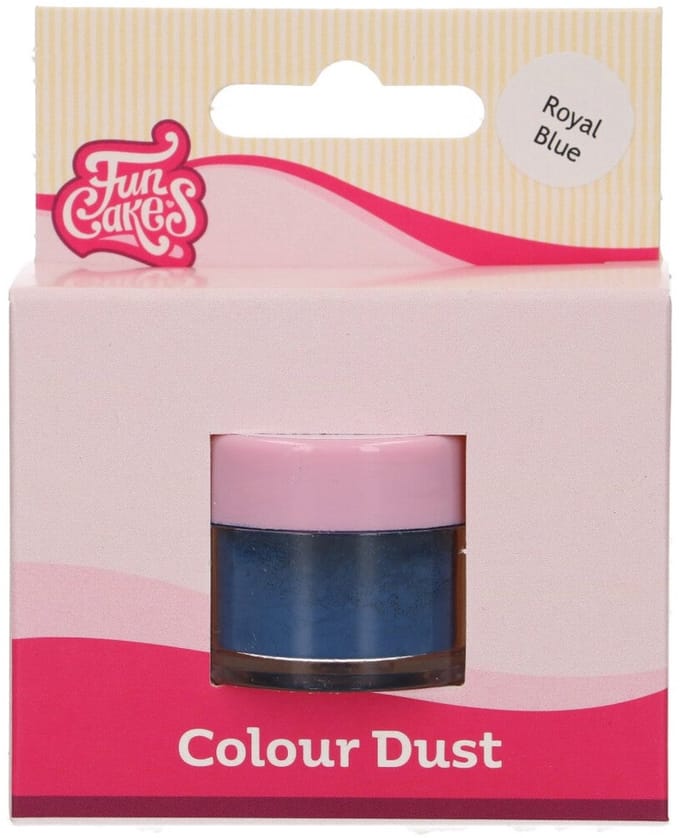 FunCakes Color Dust - Kleurstof - Royal Blauw - 2g - Voedingskleurstof