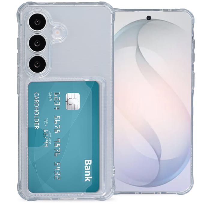 imoshion Softcase Backcover met pasjeshouder voor de Samsung Galaxy S26 - Transparant