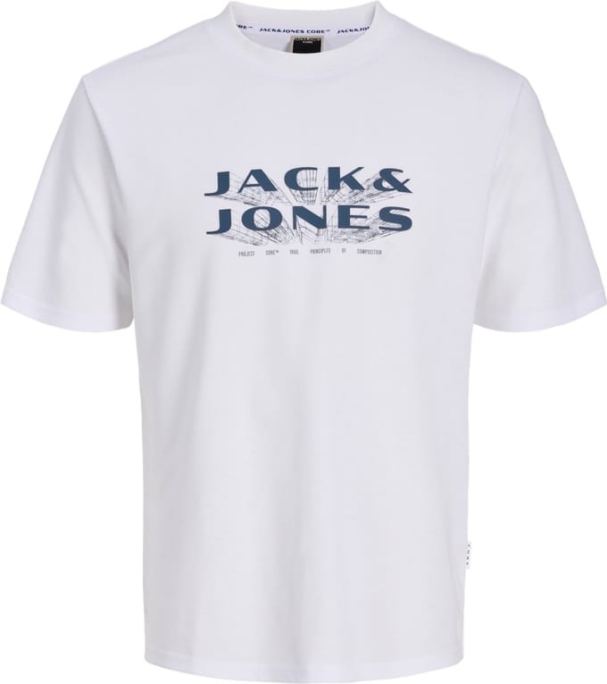 JACK&JONES - JCOFUSION JJ BRANDING TEE SS CN JNR - Jongens - T-shirts
