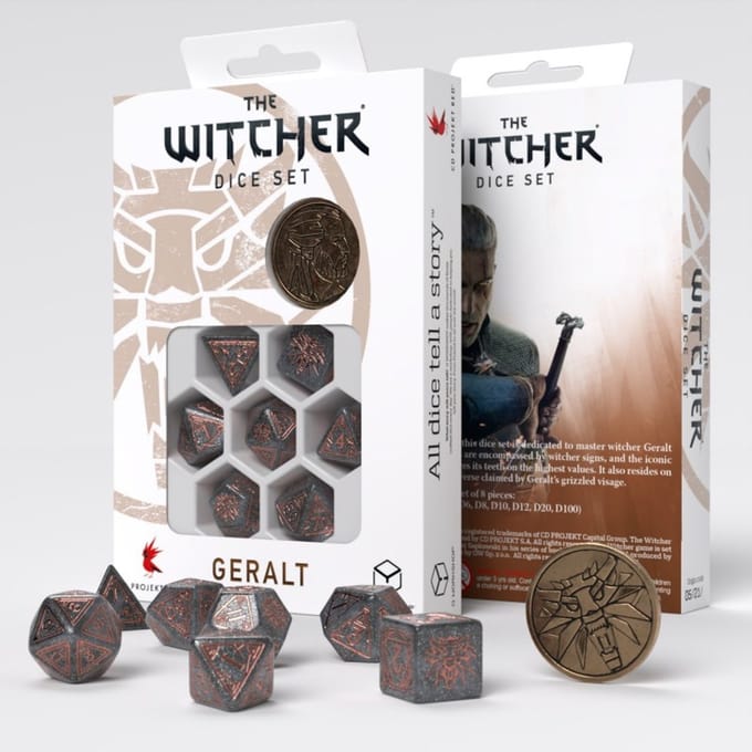 The Witcher: Geralt Price of Neutrality Dice Set