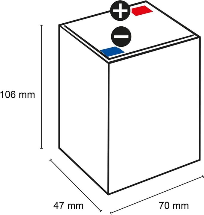 Oplaadbare 6V 4.5Ah Lood AGM Batterij voor Diverse Toepassingen