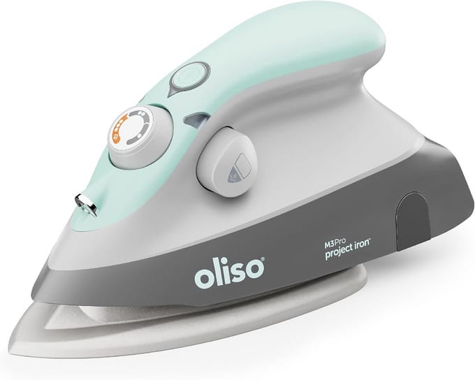 Compact Stoomstrijkijzer voor Textiel & Handwerk met Pro-Light en Hittebestendige Onderlegger