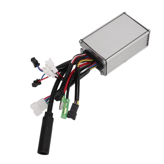 Elektrische Fiets 36V48V 15A Sinusgolf Controller 6mnd met Lichtlijn voor 250W Motor white