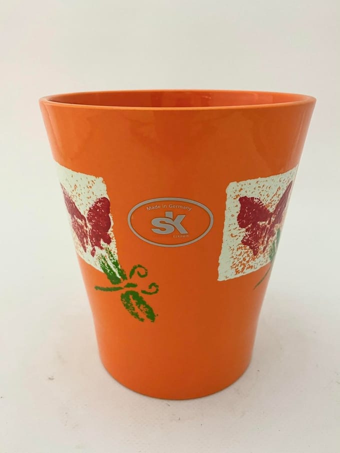 Bloempot Merina Butterfly oranje