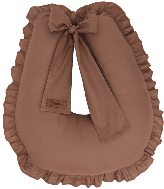 Mordesign Ruffle Brown Voedingskussen