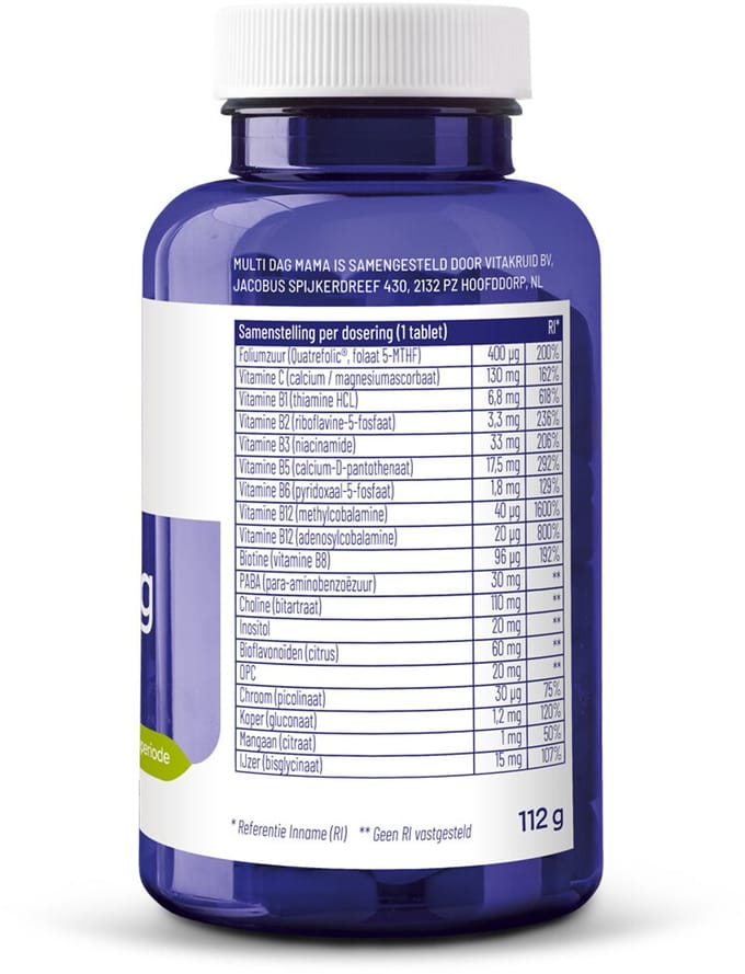 Vitakruid Multi Dag Mama - 2 x 90 tabletten - Voordeelverpakking