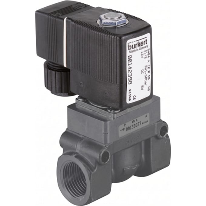 Magneetventiel NC messing PTFE zonder huis 5404 304207