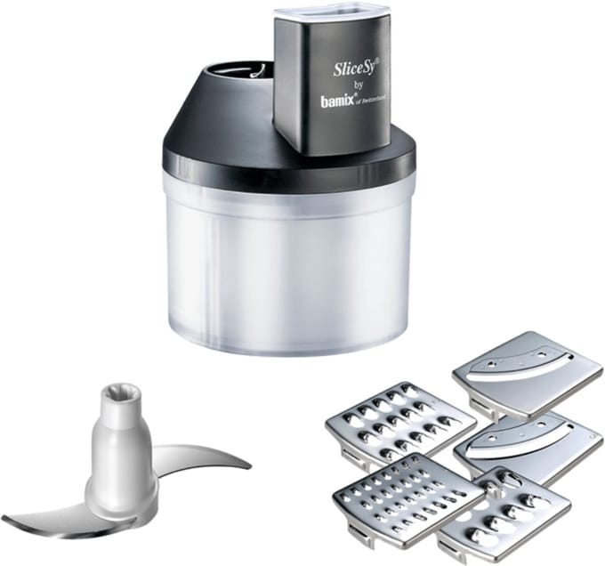 Bamix Hand blender SliceSy - Zwart - 0 W (accessories)