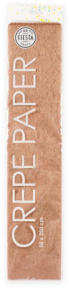 Globos - Crepe paper Rose Gold 50x250cm