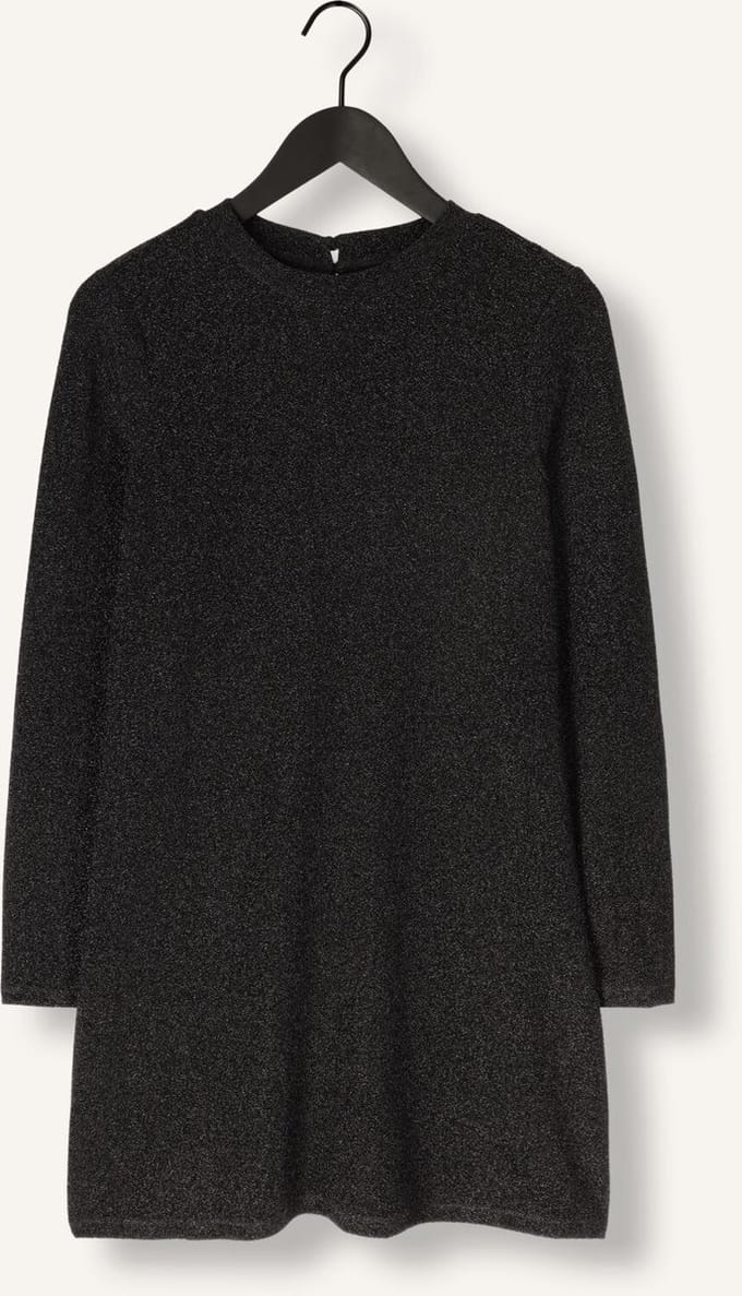 Object Objfilipa L/s Re Short Dress Dames - Jurk - Zwart - Maat M
