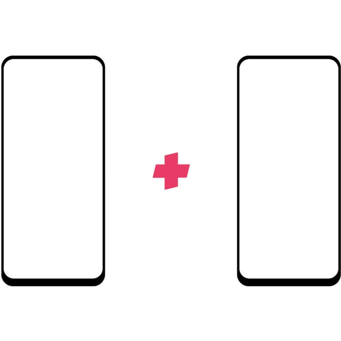 DuoPack: OPPO A73 screenprotector gehard glas Edge to Edge
