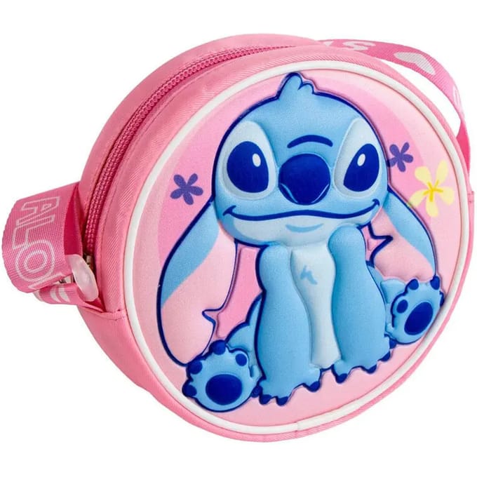 Disney Lilo en Stitch Aloha 3D schoudertas, messenger tas