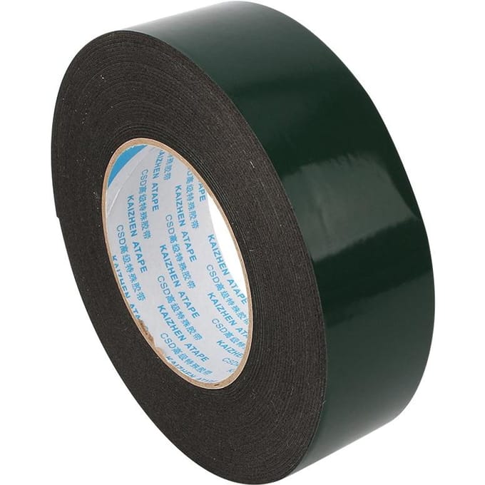 10m Super Sterke Waterdichte Zelfklevende Dubbelzijdige Schuimtape Zwarte Kleur black