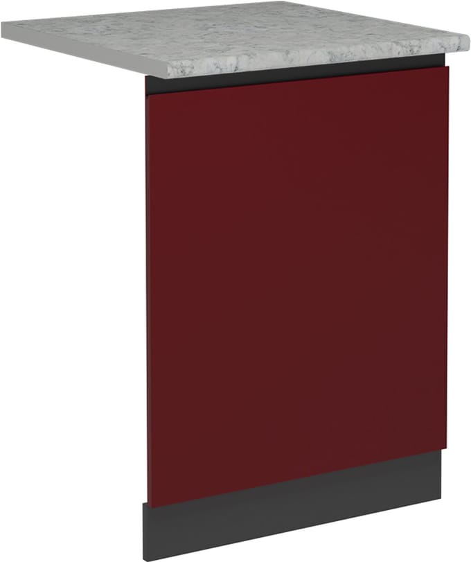 Vicco R-Line Vaatwasserfrontpaneel – 60 cm, WB Marmer Rood