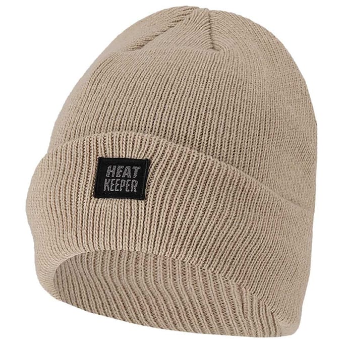 Wehkamp - Thermo muts heren - One Size - 2-Stuks - Camel