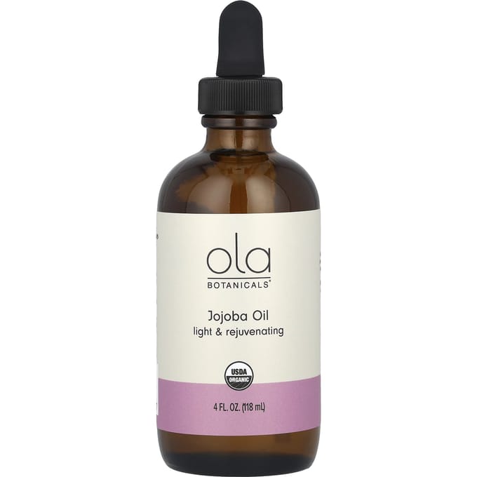 Dr. Mercola, Organic Jojoba Oil, 4 fl oz (118 ml) white