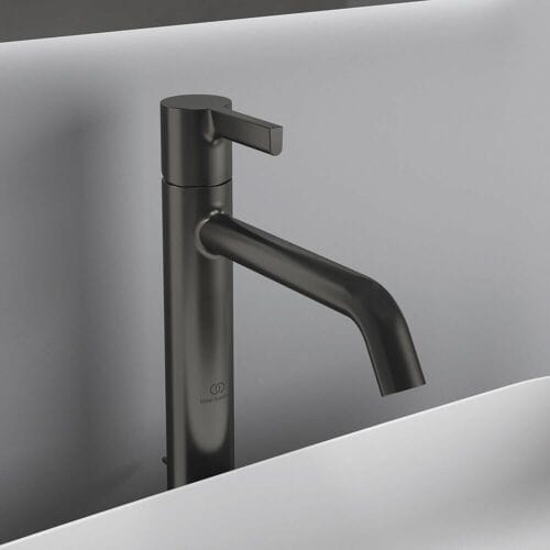 Ideal Standard washbasin faucet with long base and drain BC781A5