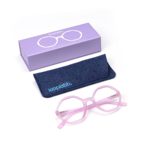 Looplabb leesbril sterkte +1,00 model lolita lavendel