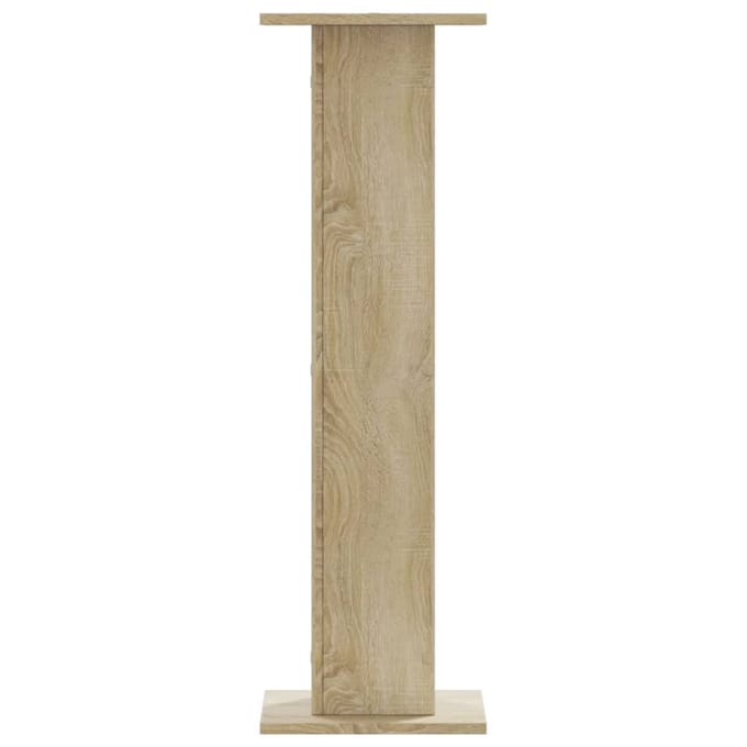 vidaXL - Speakerstandaards - 2 - st - 30x30x95 - cm - bewerkt - hout - sonoma - eiken