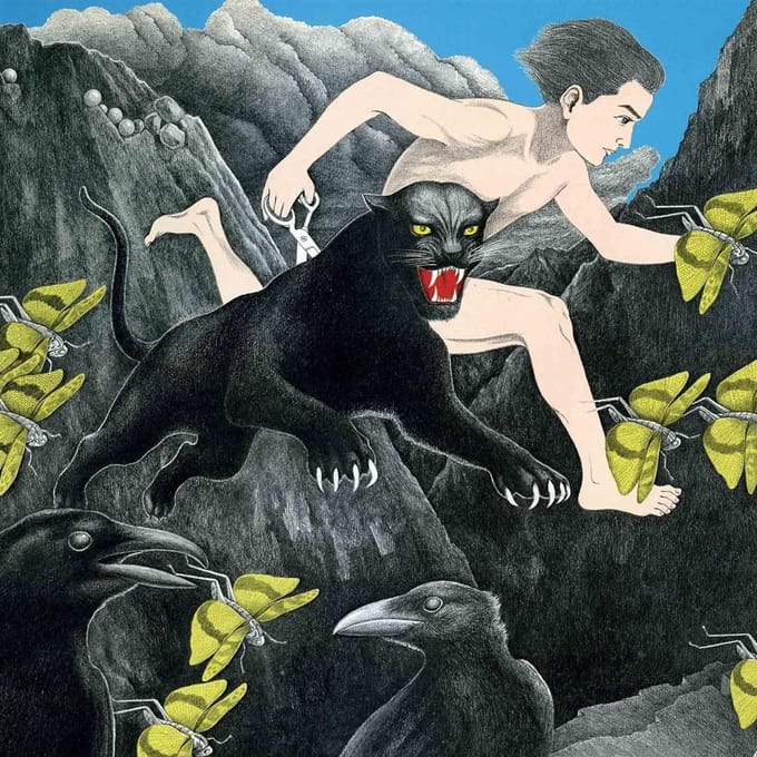 Tomokawa Kazuki - A String Of Paper Cranes Clenched Between My Teeth (LP)