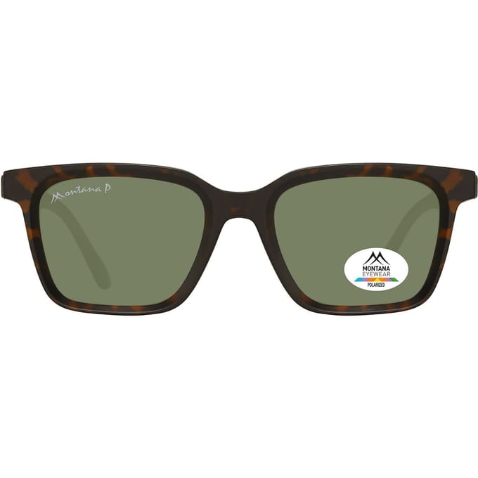 Sonnenbrille Montana mit rauchpolarisiertem Glas, matt, Schildkröte