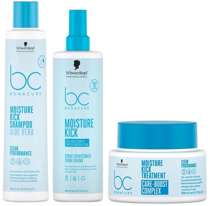 Schwarzkopf - BC Moisture Kick Treatment Spray Set - 250+200ml+200ml
