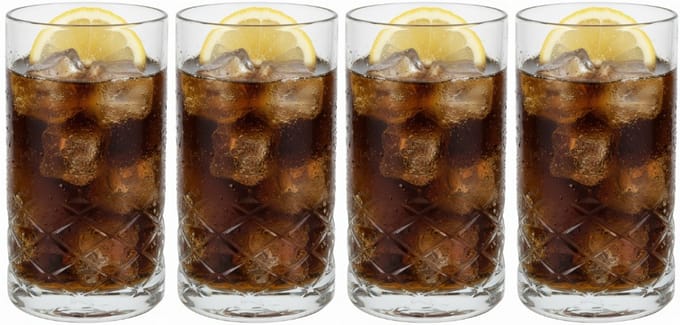 Cookinglife Longdrinkglazen 360 ml - 4 Stuks