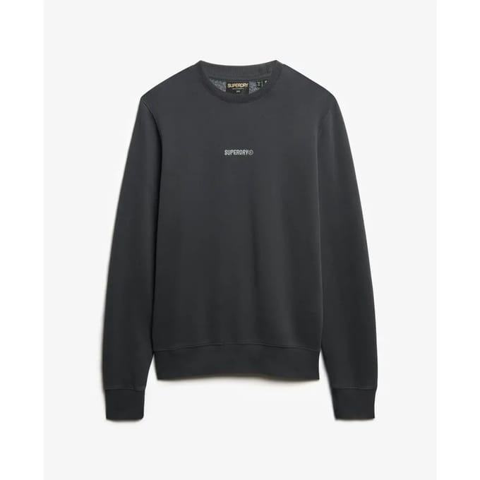 Superdry - Sweatshirt met ronde hals en micrologo - Heren - Truien