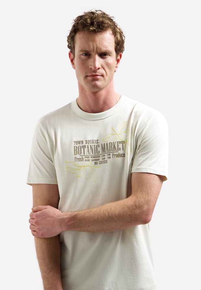 Artwork T-shirt met ronde hals