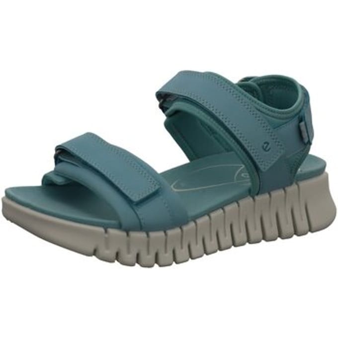 Ecco Gruuv Sandalen blauw Leer - Maat 38