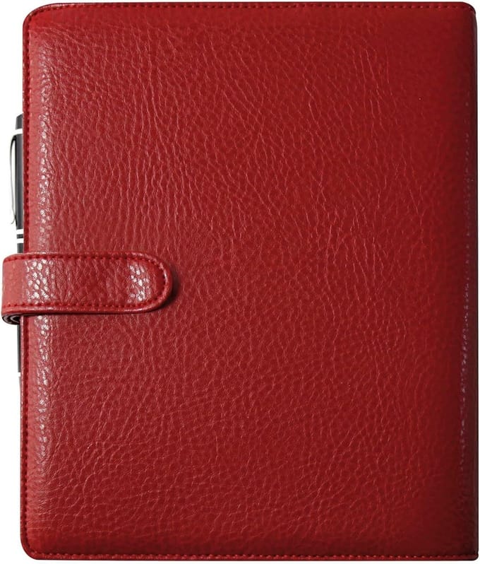 Agenda Organizer - Planning Tool - Week Planning - 1 Week 2 Paginas - 19 x 23 cm - Rood