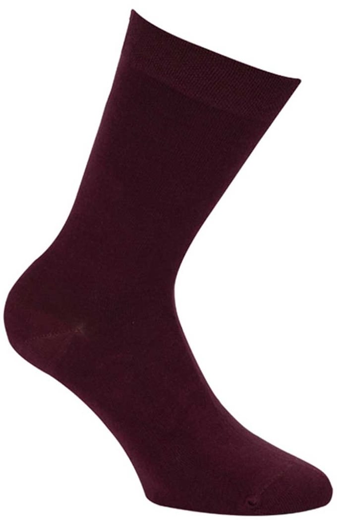 Boru Bamboo - 6-Pack - Nette Sokken - Bamboe - Naadloos - Heren / Dames - bordeaux - 39-42 - 2301