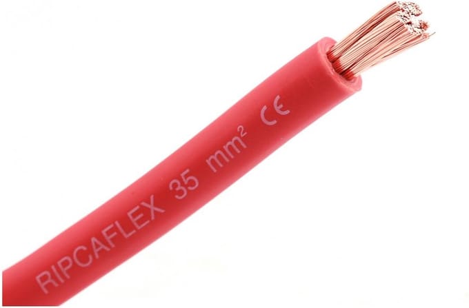 Ripca Accukabel - 10mm2 - 2 meter -  Ripcaflex