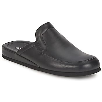 Rohde Leren Heren Pantoffels Instap - Zwart - 39