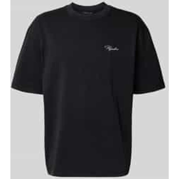 Oversized T-shirt met Labelstitching