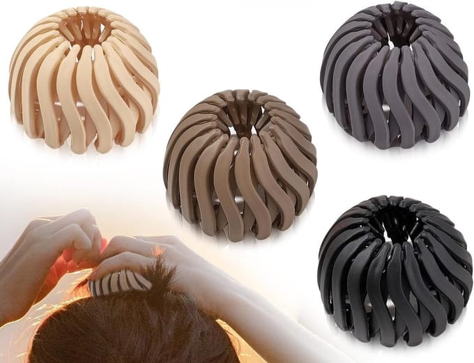 Retro Haarspeld Set van 4, Luxe Haarclip voor Dames, Ideaal Haaraccessoire voor Elke Gelegenheid